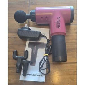 Aduro Sport Elite Recovery Massage Gun Pink Deep Tissue Percussion Massager Set
